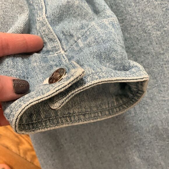 Vintage Sostanza Workwear Light Wash Lightweight Denim Chore Barn Jacket Sz XL - Picture 13 of 17